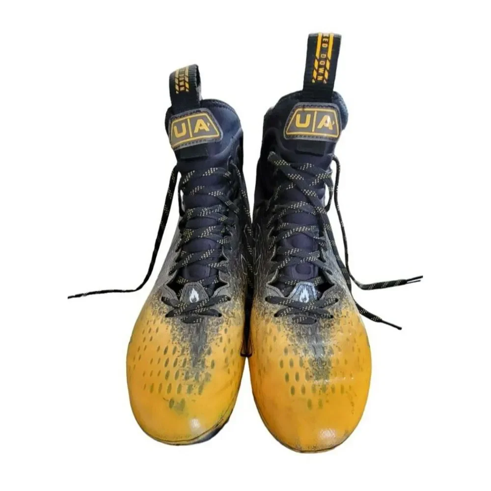 Under Armour Sportlight Lux‎ Football Gold Cleats Size 12